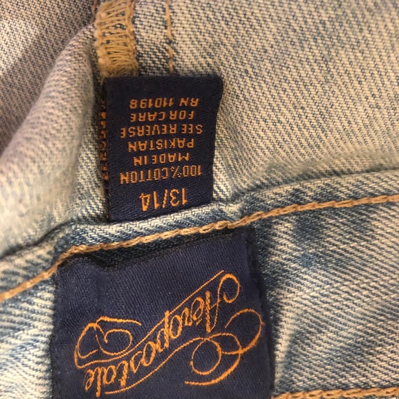 AéRopostale Jean miniskirt size. 13/14 nwot - Picture 3 of 3